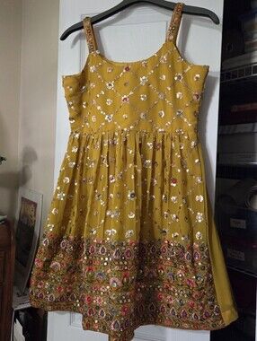 BEAUTIFUL INDIAN EMBROIDERED & Sequinced DRESS